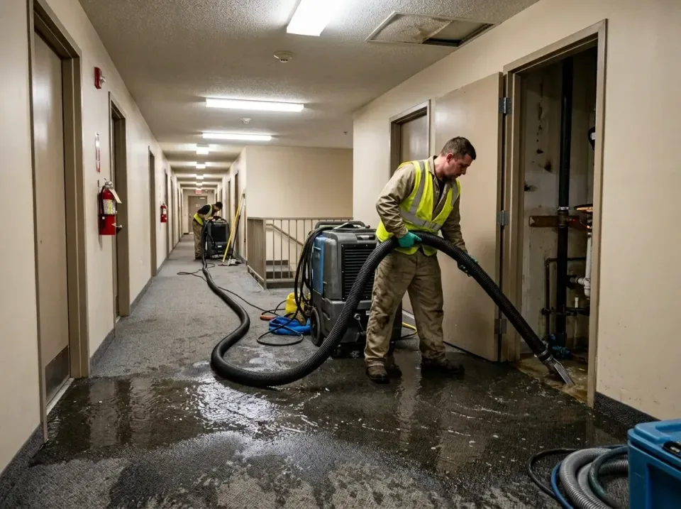 multi-unit-apartment-hallway-f-005 — frequently asked questions, Emergency Burst Pipe Water Extraction & Removal in Stratmoo…